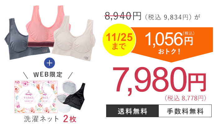 8,940円（税込9,834円）が7％OFF 689円（税込）おトク！ 8,314円（税込9,145円） 洗濯ネット2枚 送料無料 手数料無料