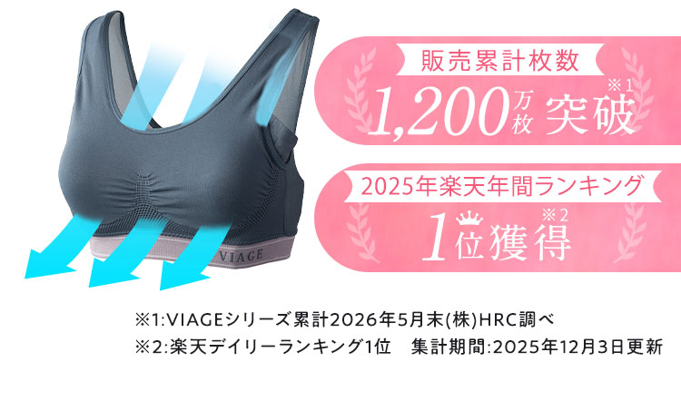 通気性にこだわったナイトブラ誕生 ヴィアージュ Air　ビューティアップナイトブラ エアー