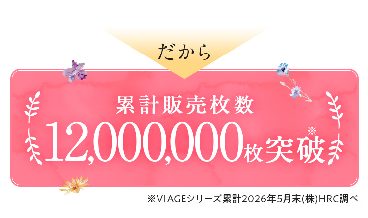 だから累計販売枚数3,000,000枚突破