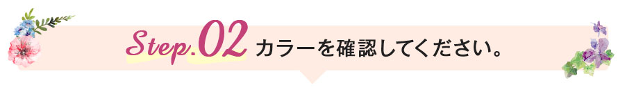 カラーを選択してください